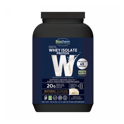 Country Life, 100% Whey Isolate Protein Powder, Natural Flavor 36.9 Oz Country Life
