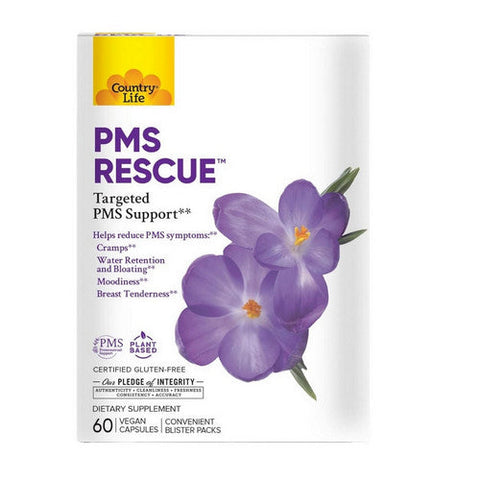 Country Life, PMS Rescue, 60 Count Country Life