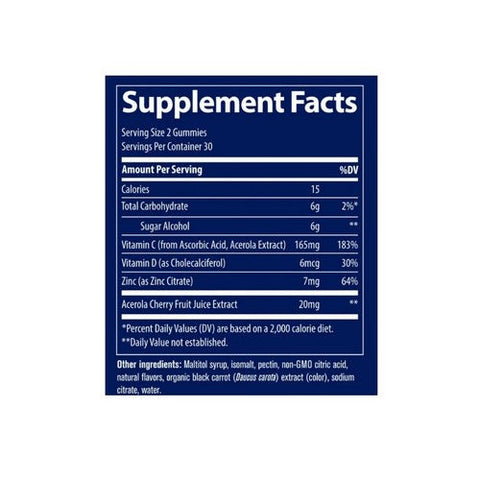 Trace Minerals, Immunity Gummies Cherry, 60 Count Trace Minerals