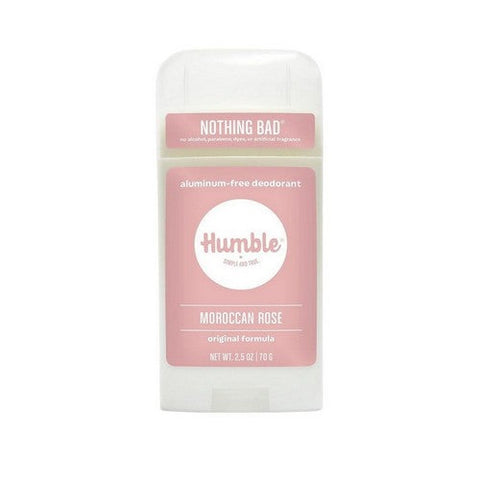 Humble Brands, Deodorant Original Formula Moroccan Rose, 2.5 Oz Humble Brands