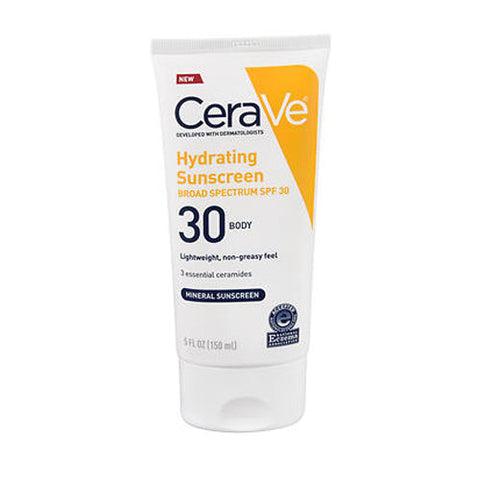 Cerave, Hydrating Sunscreen Body SPF 30, 5 Oz Cerave