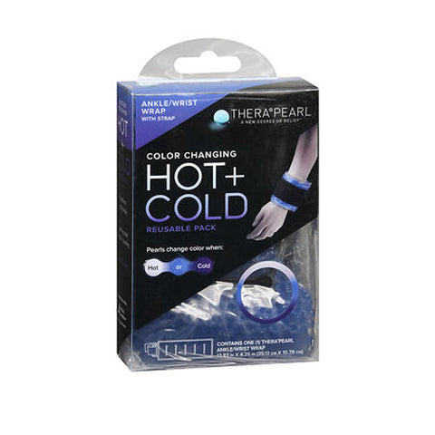 Therapearl, Color Changing Hot + Cold Ankle & Wrist Wrap With Strap, 1 Count Therapearl