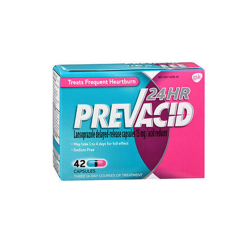 Prevacid, 24 Hour Acid Reducer, 15 mg, 42 Capsules Prevacid
