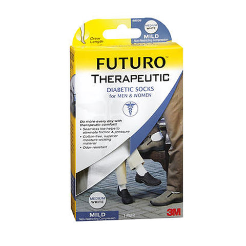Nexcare, Futuro Diabetic Socks for Men & Women Mild, 1 Count Futuro