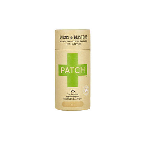 Nutricare, Burns & Blisters Patch Aloe Vera Bamboo Adhesive, 25 Count Nutricare