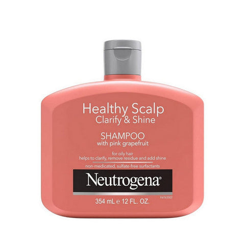 Neutrogena, Healthy Scalp Clarify And Shine Shampoo With Pink Grapefruit, 12 Oz Neutrogena