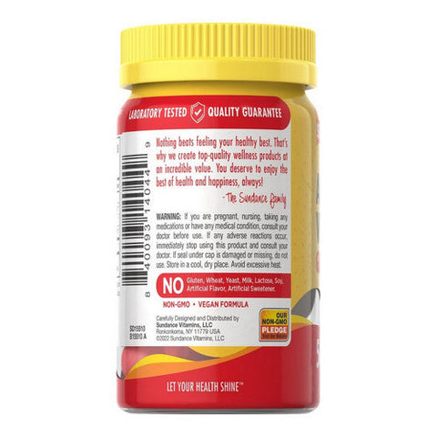 Sundance, Vitamins Apple Cider Vinegar Gummies Natural Apple, 50 Gummies Sundance