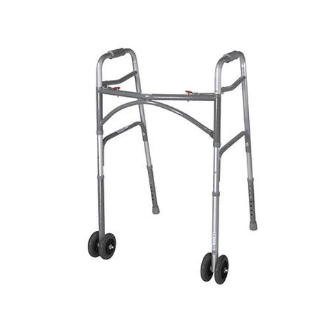 Cypress Medical Products, Folding Walker Adult Steel 500 lbs, 2 Count Cypress Medical Products