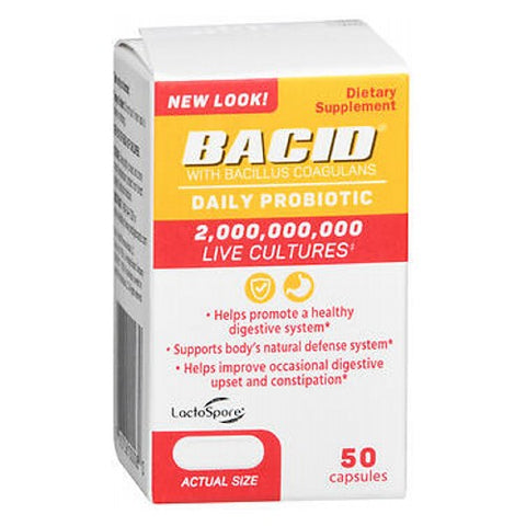 Chloraseptic, Daily Probiotic, 50 Capsules Bacid