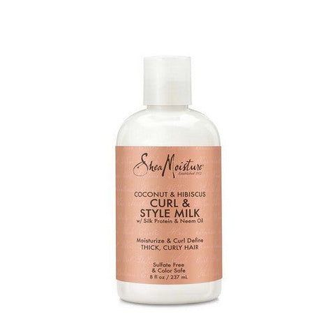 Shea Moisture, Curl & Style Milk Styling Aid Coconut Hibiscus, 8 Oz Shea Moisture