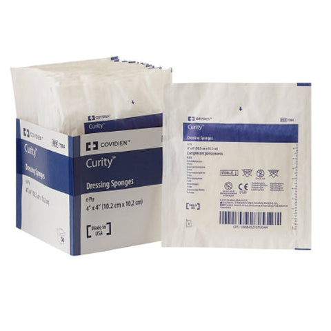 Cardinal, Curity Sterile Nonwoven Sponge 4 x 4 Inch, Box Of 25 Cardinal