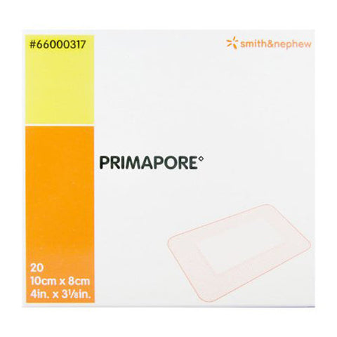 Smith & Nephew, Primapore Adhesive Dressing 3 x 4inch, Box Of 20 Smith & Nephew