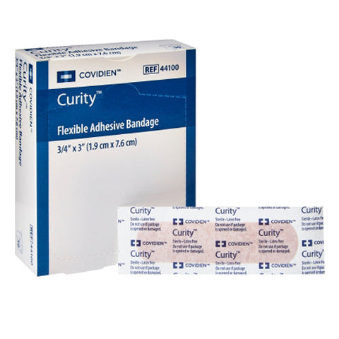 Cardinal, Curity Tan Adhesive Strip Â¾ x 3 Inch, Box Of 50 Cardinal