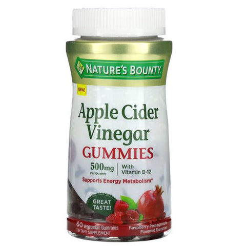 Nature's Bounty, Apple Cider Vinegar Gummies, 60 Count Nature's Bounty