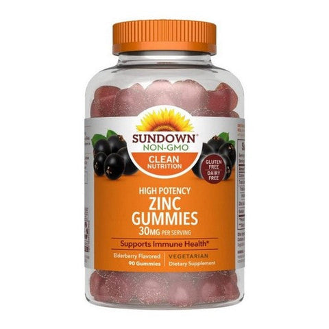 Sundown Naturals, Zinc Gummies, 90 Count Sundown Naturals