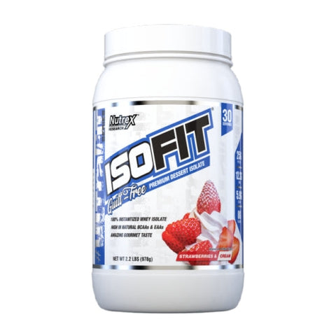 Nutrex Research, ISOFIT Strawberries & Cream, 30 Servings Nutrex Research
