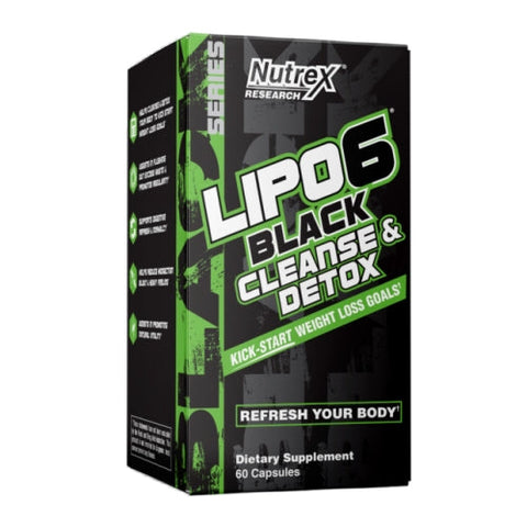 Nutrex Research, LIPO-6 Black Cleanse & Detox, 60 Capsules Nutrex Research