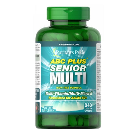 ABC Plus Senior Multivitamin Multi-Mineral Formula 240 Caplets by Puritan's Pride
