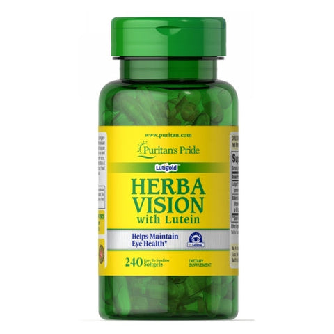 Puritan's Pride, Herbavision with Lutein and Bilberry, 60 Softgels Puritan's Pride