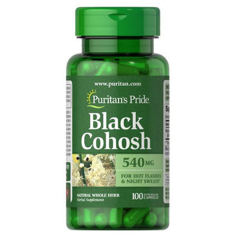 Puritan's Pride, Black Cohosh, 540 mg, 100 Capsules Puritan's Pride