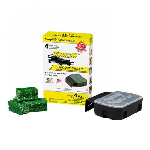 Tomcat, Tomcat Mouse Killer III Bait Station, 1 Each Tomcat