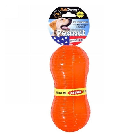 Ruffdawg, Peanut Dog Toy, 1 Each Ruffdawg