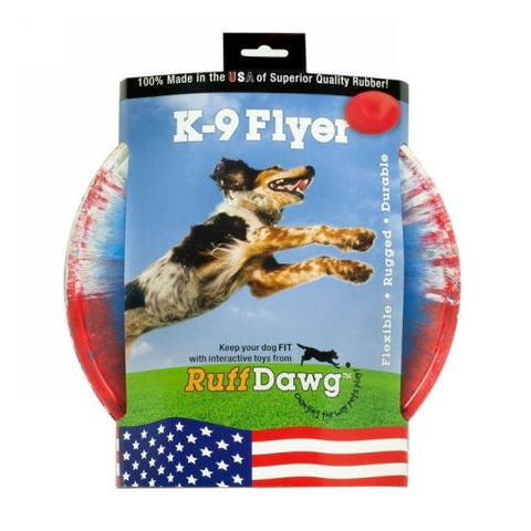 Ruffdawg, K-9 Flyer Dog Toy 9.5" Large, 1 Count Ruffdawg