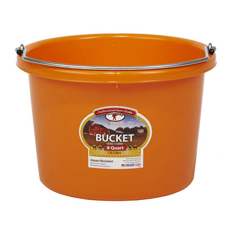 Duraflex, DuraFlex Plastic Pail Orange, 1 Count Duraflex