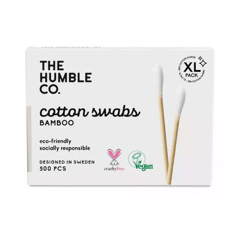 The Humble Co, Cotton Swabs White, 500 Counts The Humble Co