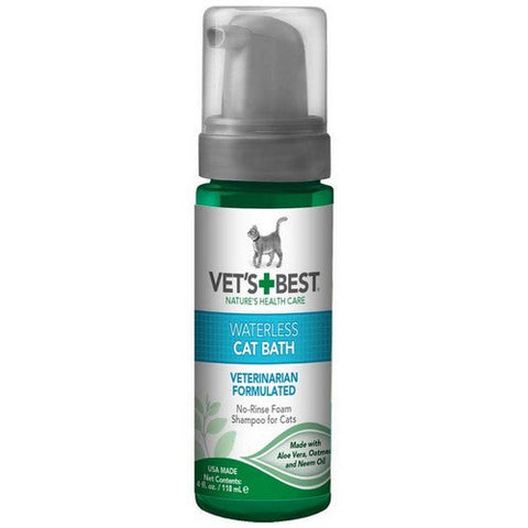 Vet's Best, Vet'S Best Dry Clean Waterless Cat Bath, 4 Oz Vet's Best