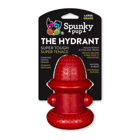 Spunky Pup, Spunky Pup Natural Rubber Hydrant Large, 1 Each Spunky Pup