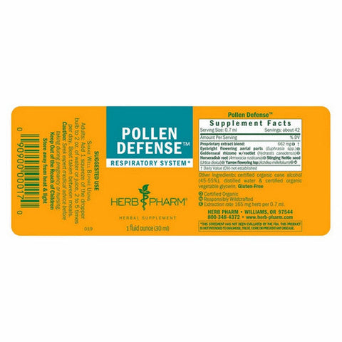 Herb Pharm, Pollen Defense, 1 Oz Herb Pharm