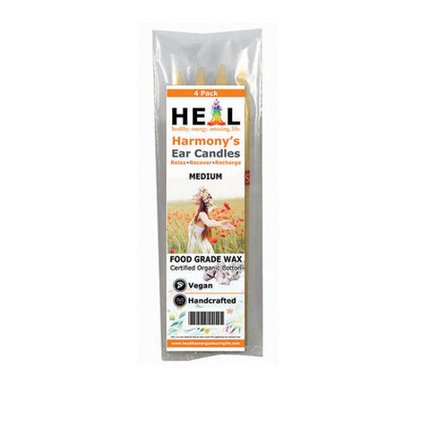 Medium Unscented Ear Candles 4 Count by Harmony