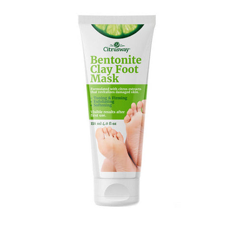 Citrus Way, Bendite Clay Foot Mask, 4 Oz Citrus Way