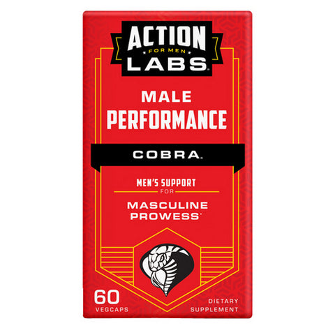 Action Labs, Male Performance Cobra, 60 Count Action Labs