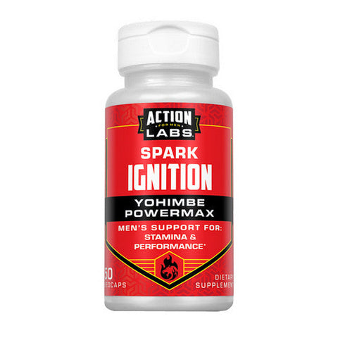 Action Labs, Yohimbe Powermax 2000 Spark Ignition, 50 Count