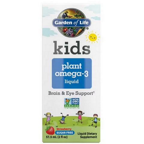 Garden of Life, Kids Plant Omega-3 Liquid Strawberry, 2 Oz Garden of Life