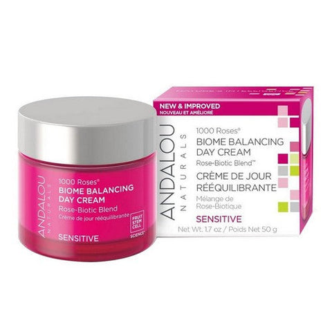 Andalou Naturals, 1000 Roses Biome Balancing Day Cream, 1.7 Oz Andalou Naturals
