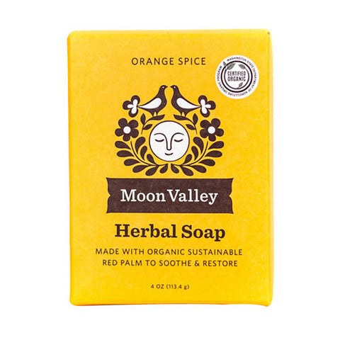 Moon Valley Organics, Orange Spice Herbal Soap, 4 Oz Moon Valley Organics