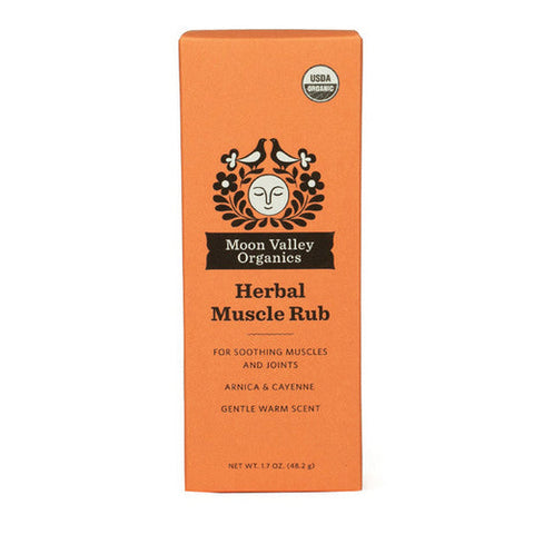 Moon Valley Organics, Herbal Muscle Rub, 1.7 Oz Moon Valley Organics