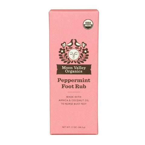 Moon Valley Organics, Organic Peppermint Foot Rub, 1.7 Oz Moon Valley Organics