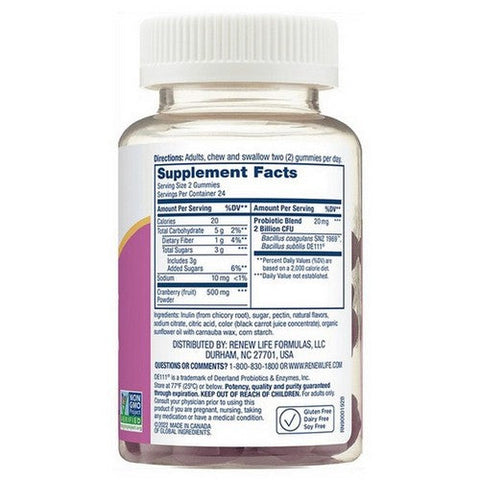 Renew Life, Women's Care Gummy 2 Billion, 48 Count Renew Life