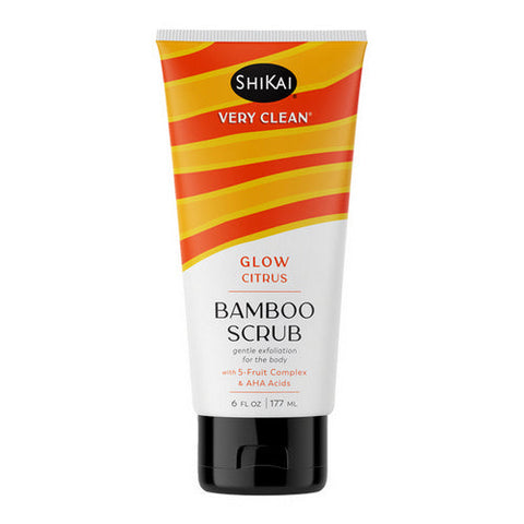 Shikai, Bamboo Scrub Glow Citrus, 6 Oz Shikai