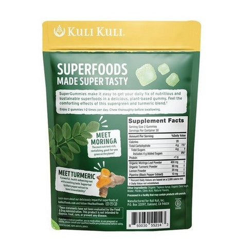 Kuli Kuli, Moringa & Turmeric Super Gummies, 60 Count Kuli Kuli