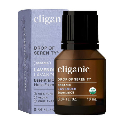 Cliganic, Organic Essential Oil Lavender, 0.34 Oz Cliganic