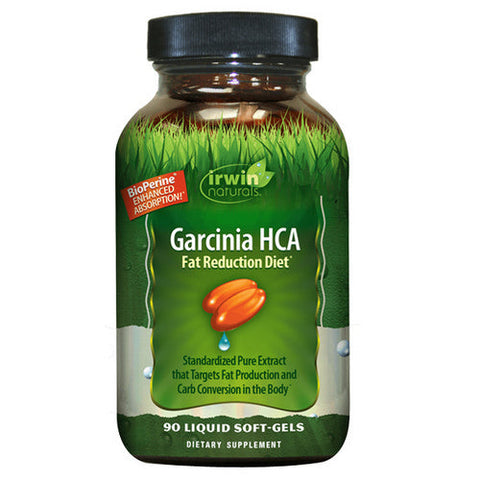 Irwin Naturals, Garcinia HCA Fat Reduction Diet, 90 Softgels Irwin Naturals