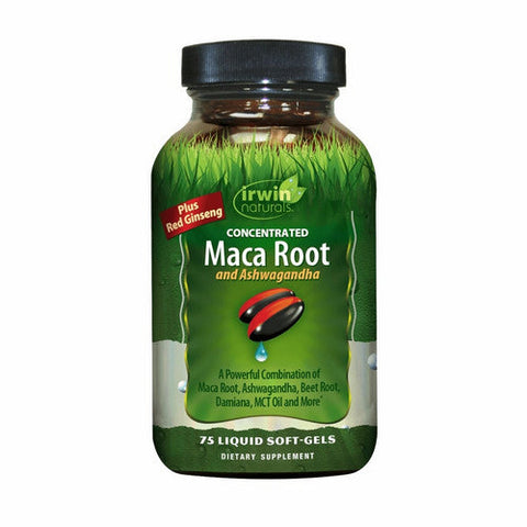 Irwin Naturals, Maca Root and Ashwagandha, 75 Softgels Irwin Naturals