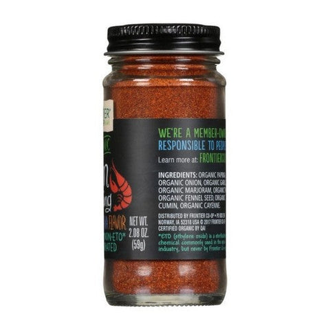 Frontier Coop, Organic Cajun Seasoning, 2.08 Oz Frontier Coop