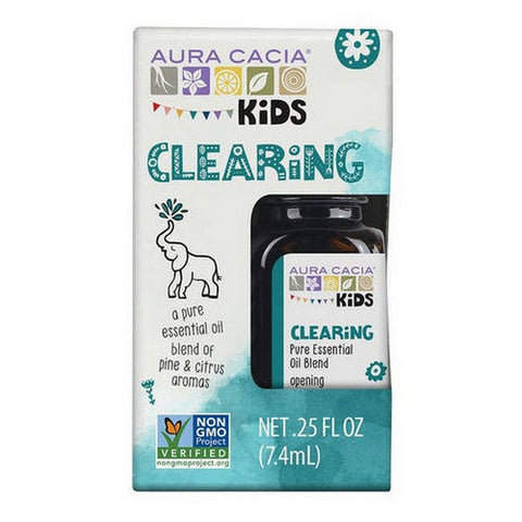 Aura Cacia, Kids Clearing Essential Oil Blend, 0.25 Oz Aura Cacia