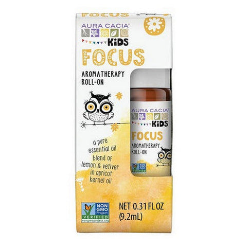 Aura Cacia, Kids Focus Roll On, 0.31 Oz Aura Cacia